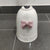 Set bagno in porcellana di Capodimonte con fiocchetto rosa