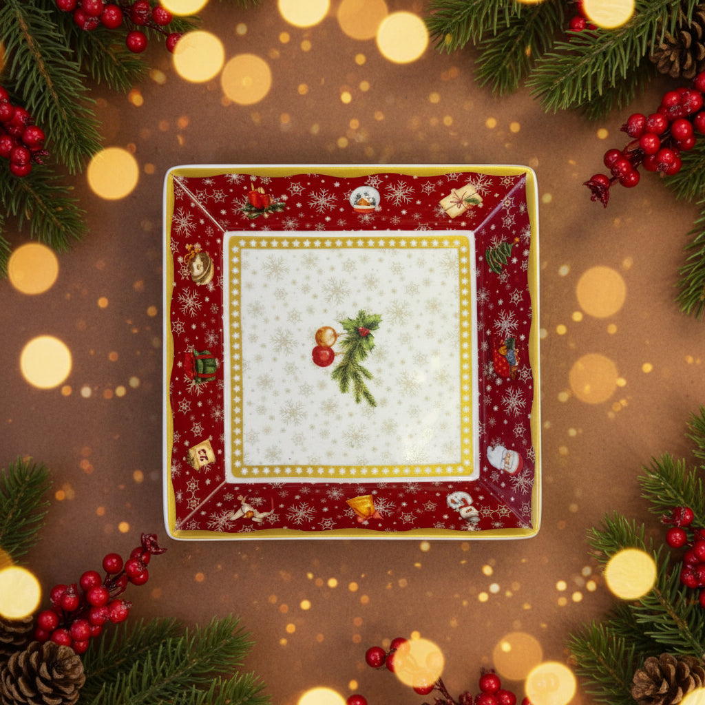 Set Ceramica Natalizio – Mug, Piatti, Alzata e Accessori Tavola