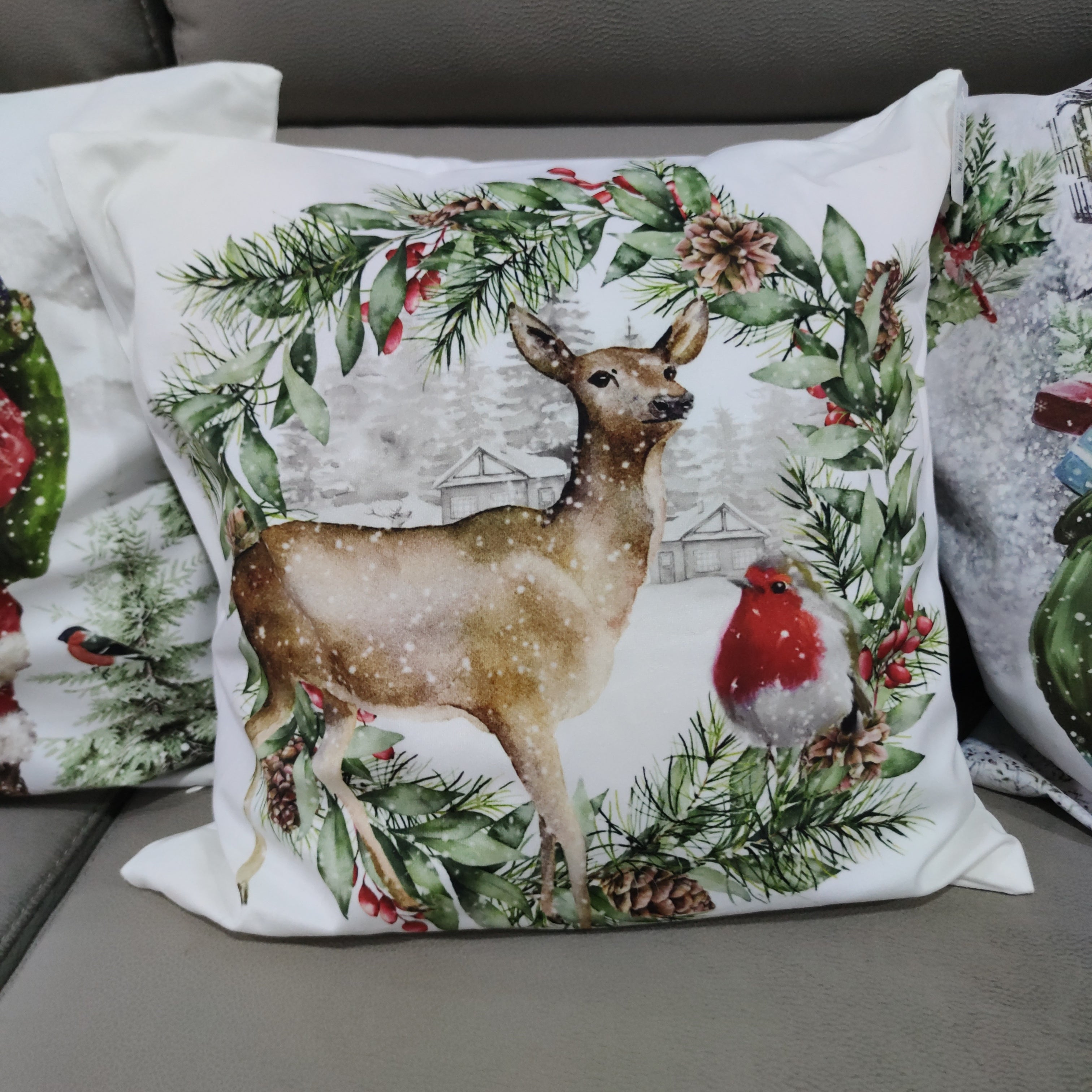 Fodera cuscino natalizio varie fantasie disponibili