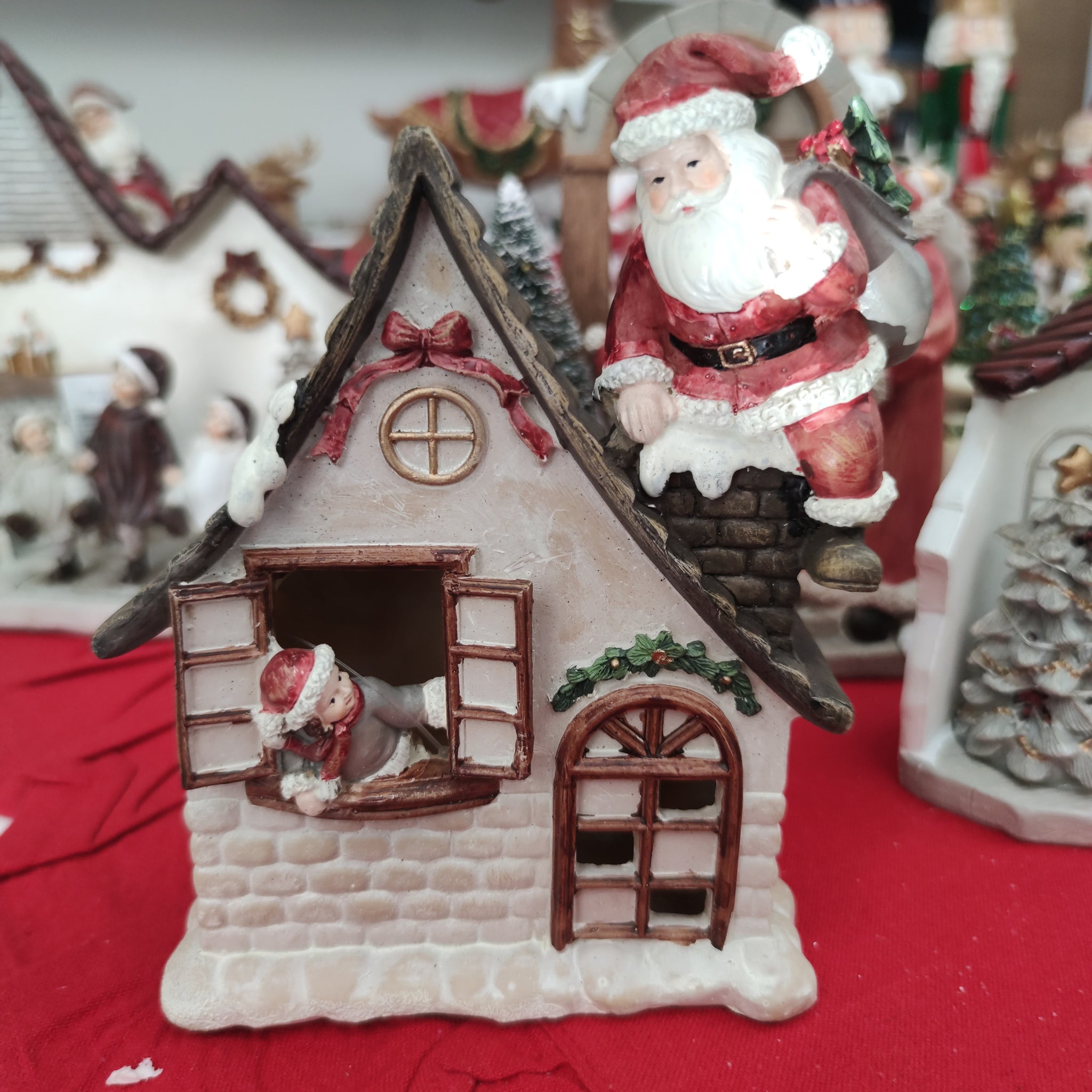 Decorazione natalizia Casetta con luci led