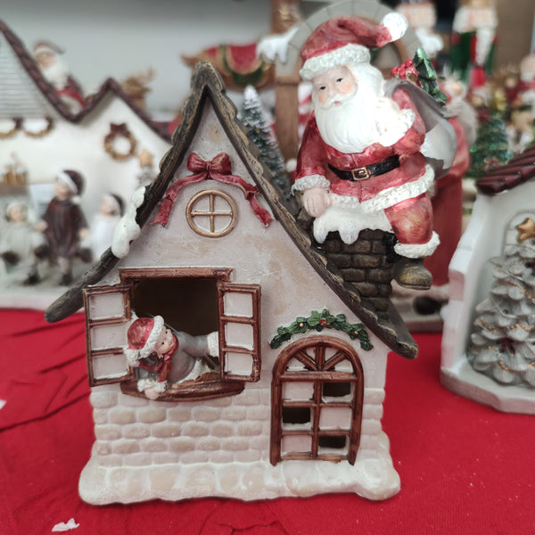 Decorazione natalizia Casetta con luci led