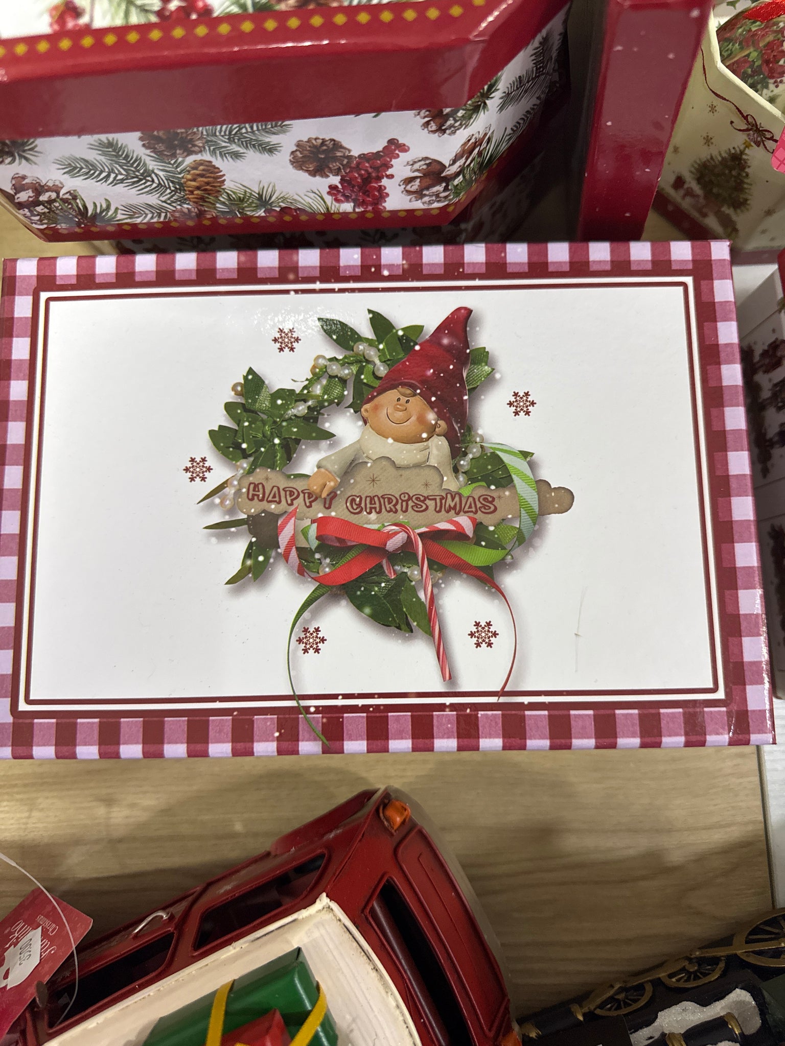 Confezione di palline Natalizie in scatola rettangolare