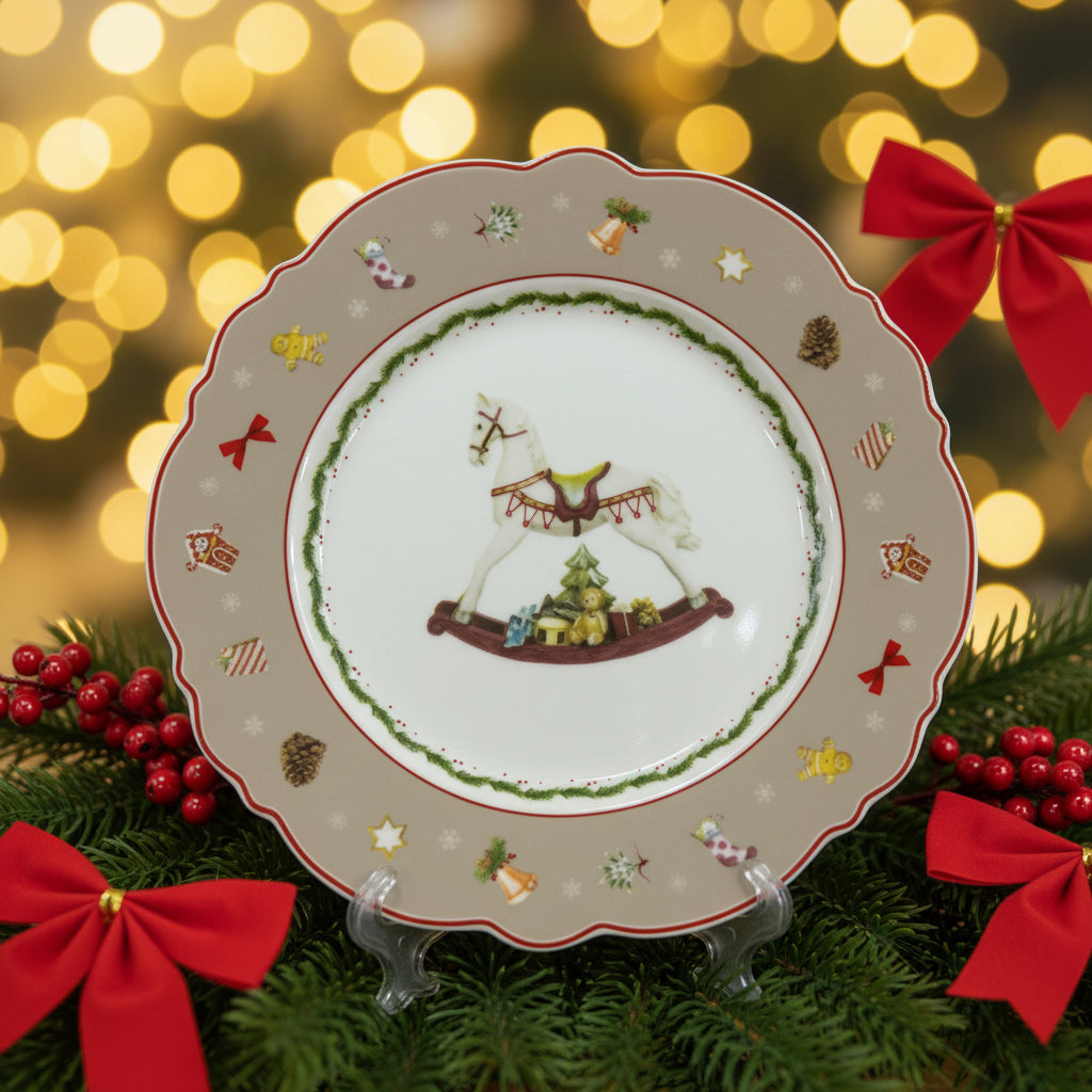 Set Ceramica Natalizio – Mug, Scodella e Piatto in 2 Colori