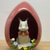 Uovo di Pasqua in Porcellana di Capodimonte con coniglietto