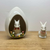 Uovo di Pasqua in Porcellana di Capodimonte con coniglietto