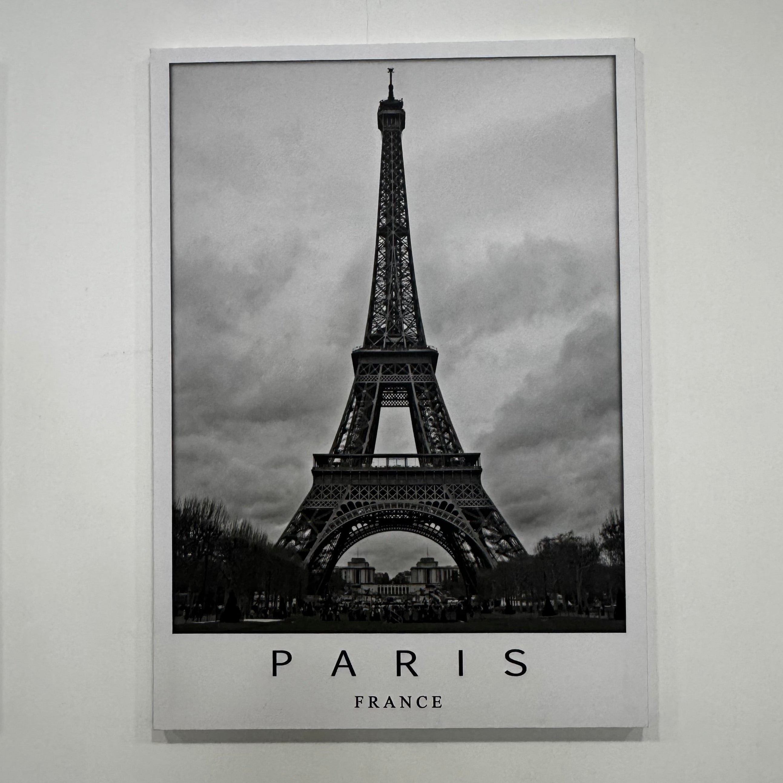 Tela Decorativa Parigi – Bianco e Nero 50x70 cm