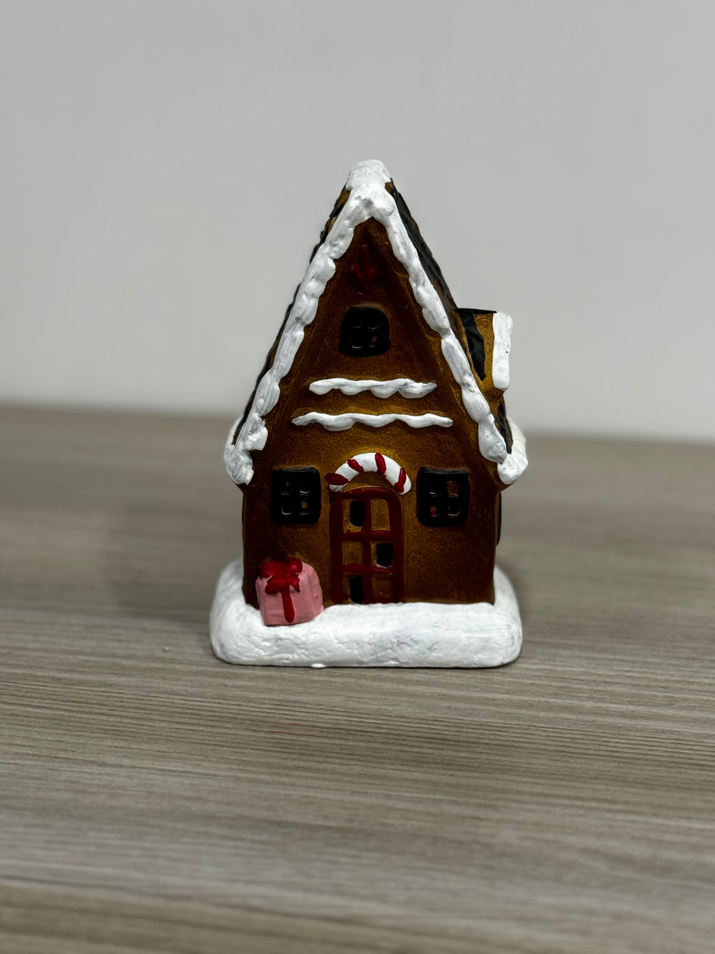 Decorazione natalizia Casetta di marzapane in ceramica