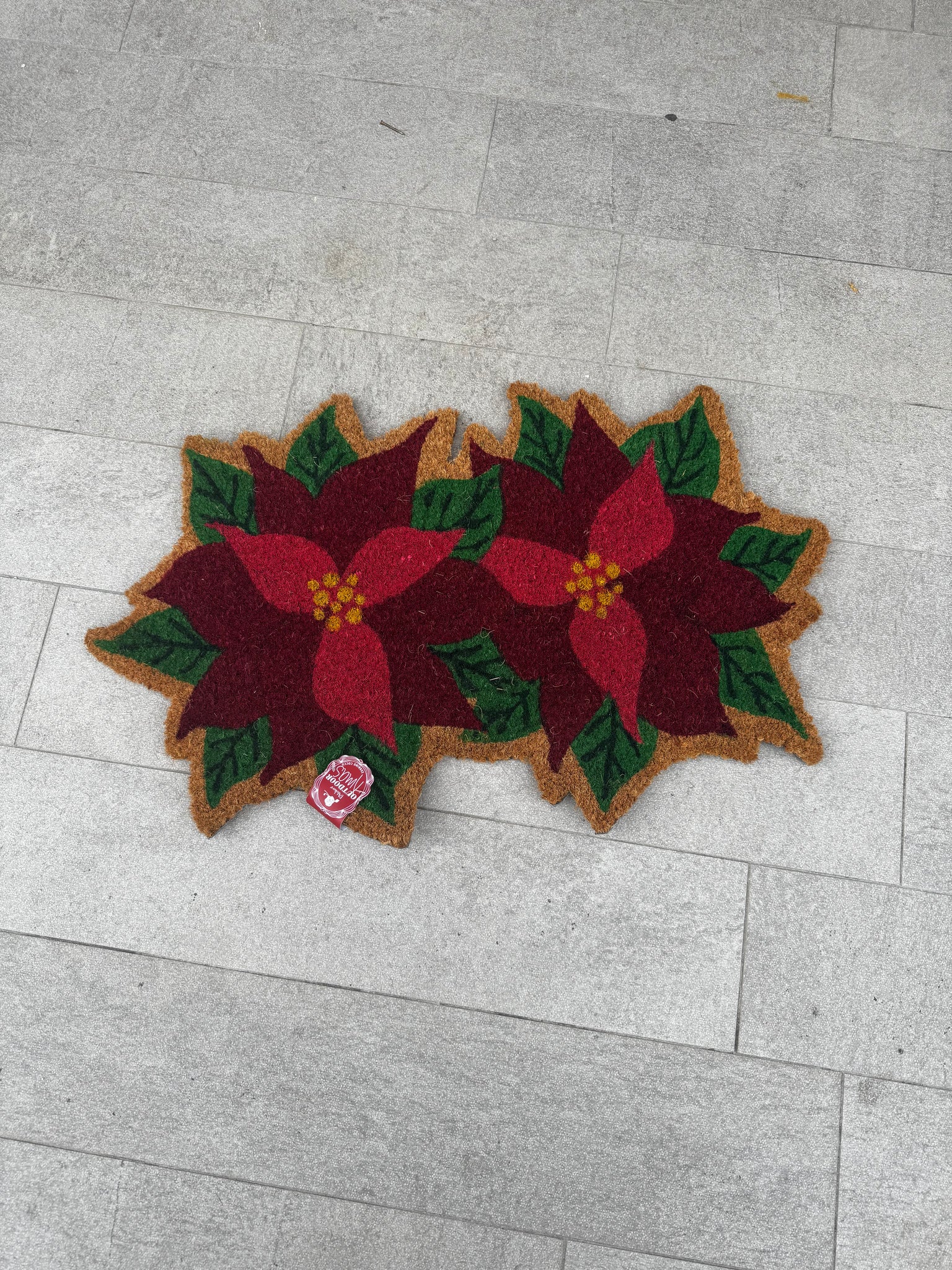 Zerbino/Tappeto fuoriporta natalizio