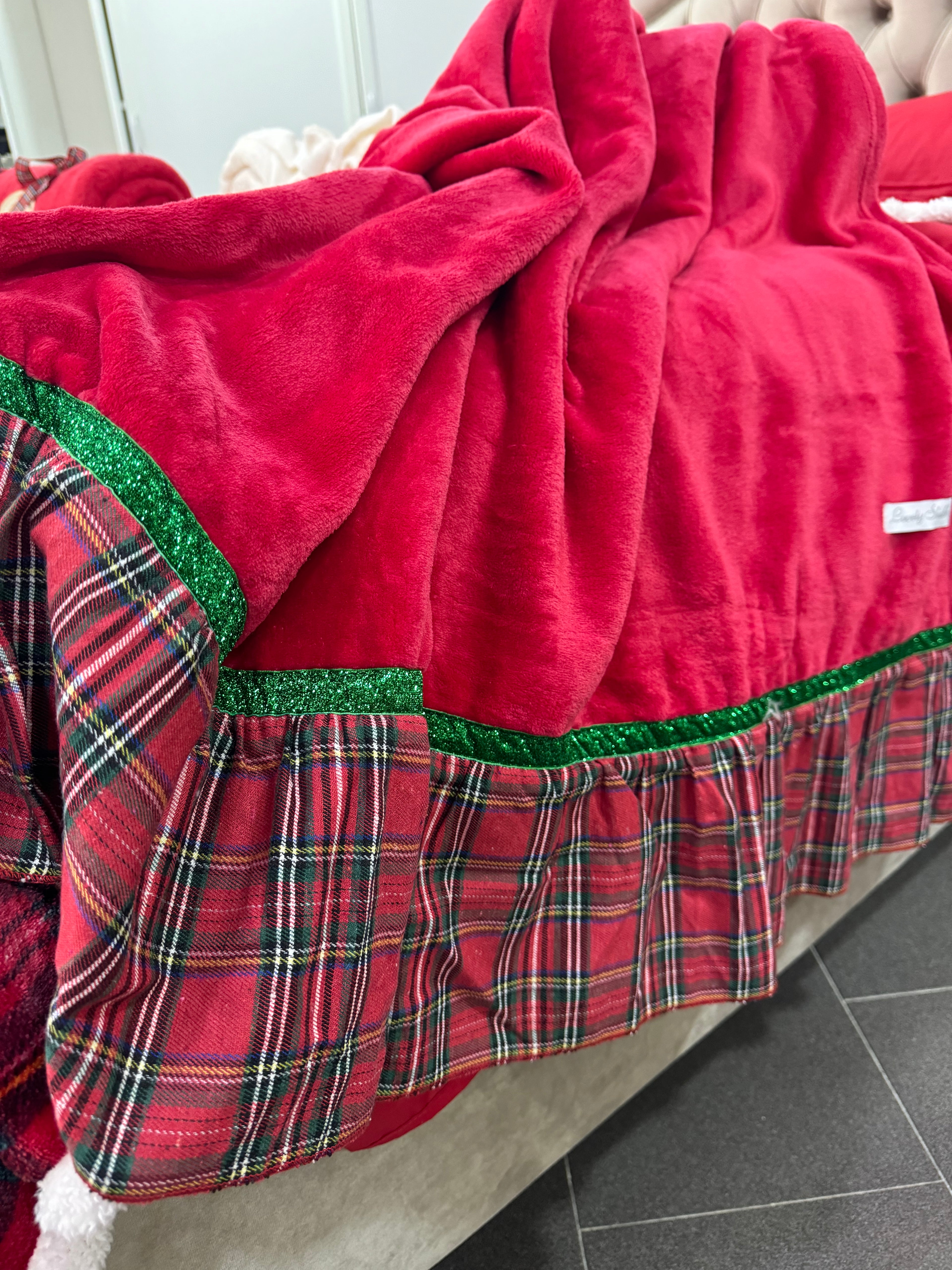 Plaid Natalizio "Royal" – Coperta Morbida 130x170 cm
