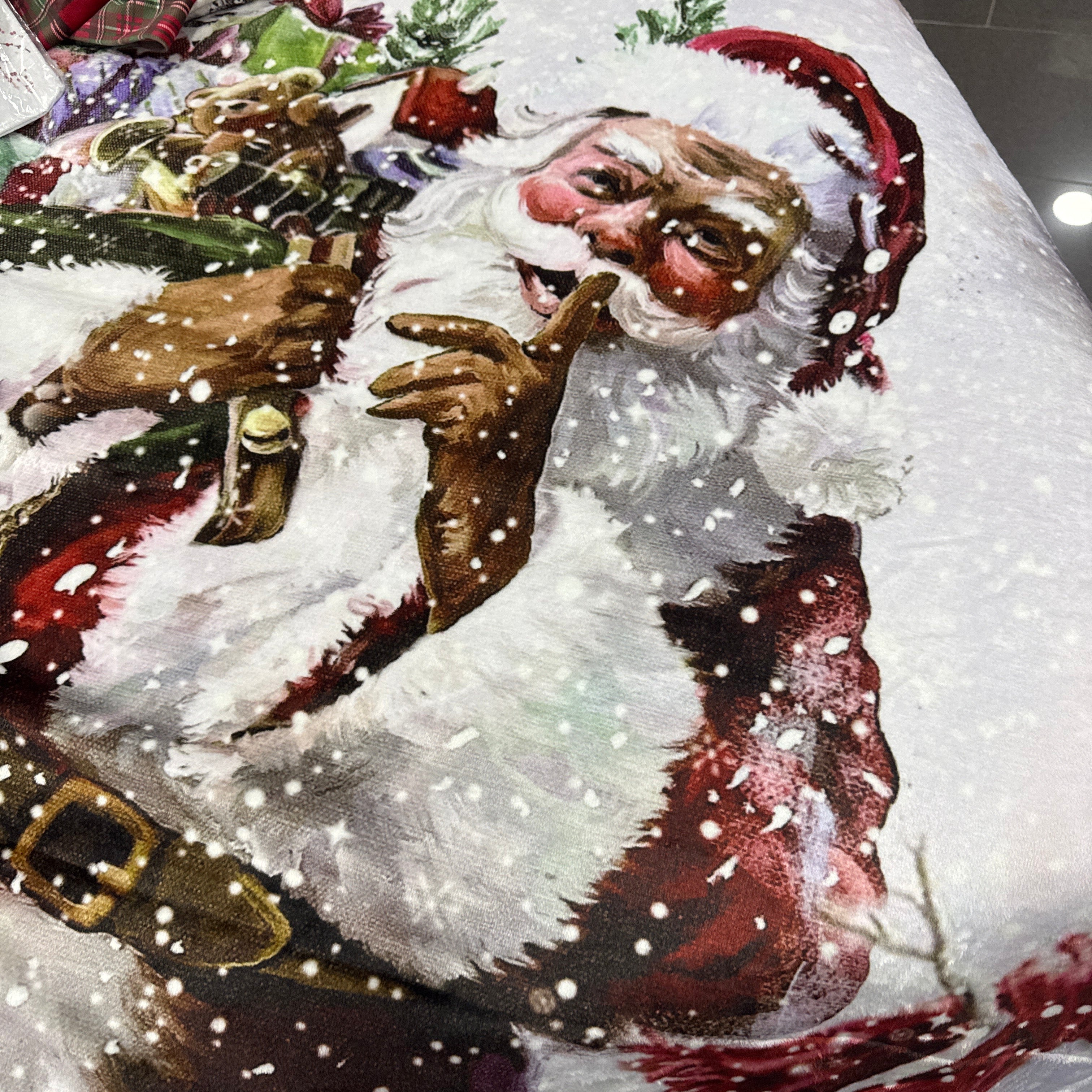 Plaid Natalizio Babbo Natale – 130x170 cm
