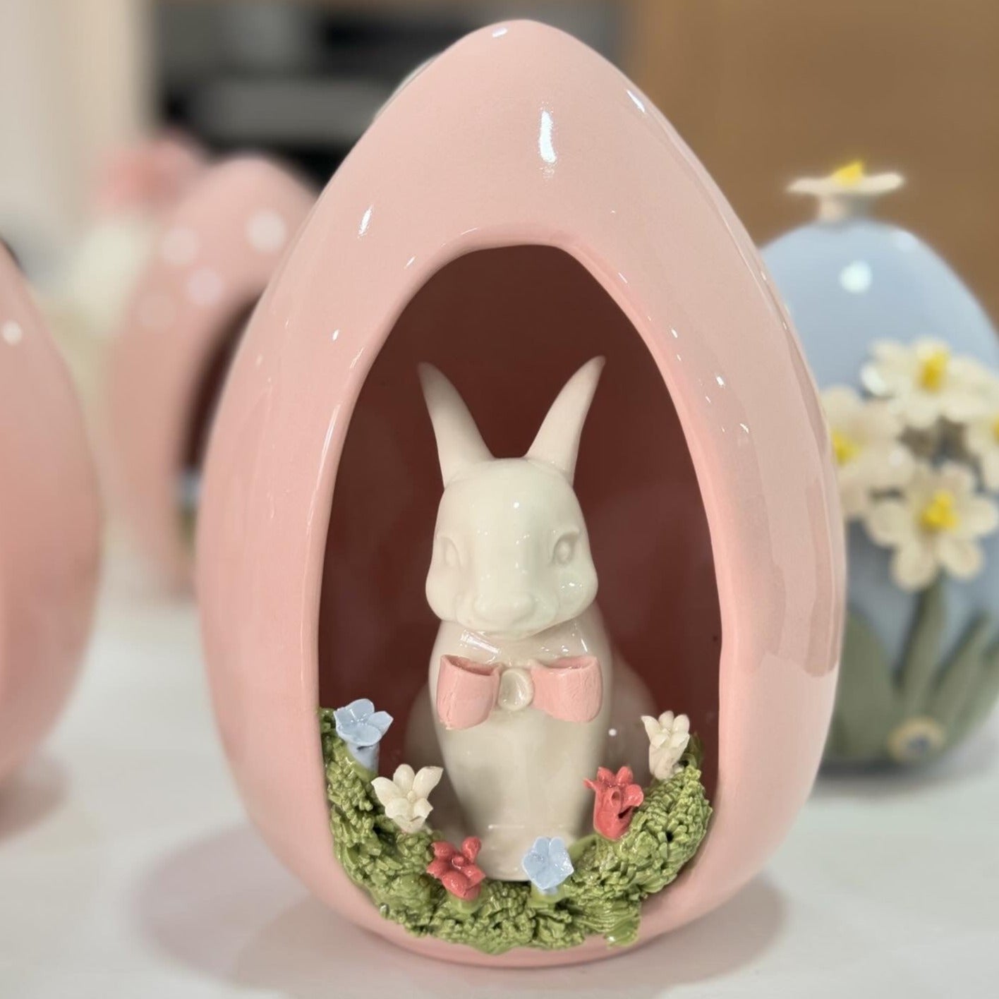 Lettera Decorativa 'P' Con Coniglietto Peter Rabbit - Border Fine Arts, Resina Dipinta A Mano, 7cm - Foto 9