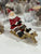 Decorazione natalizia Statuina Babbo Natale con slitta