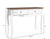 Tavolino/scrittoio bianco e rovere