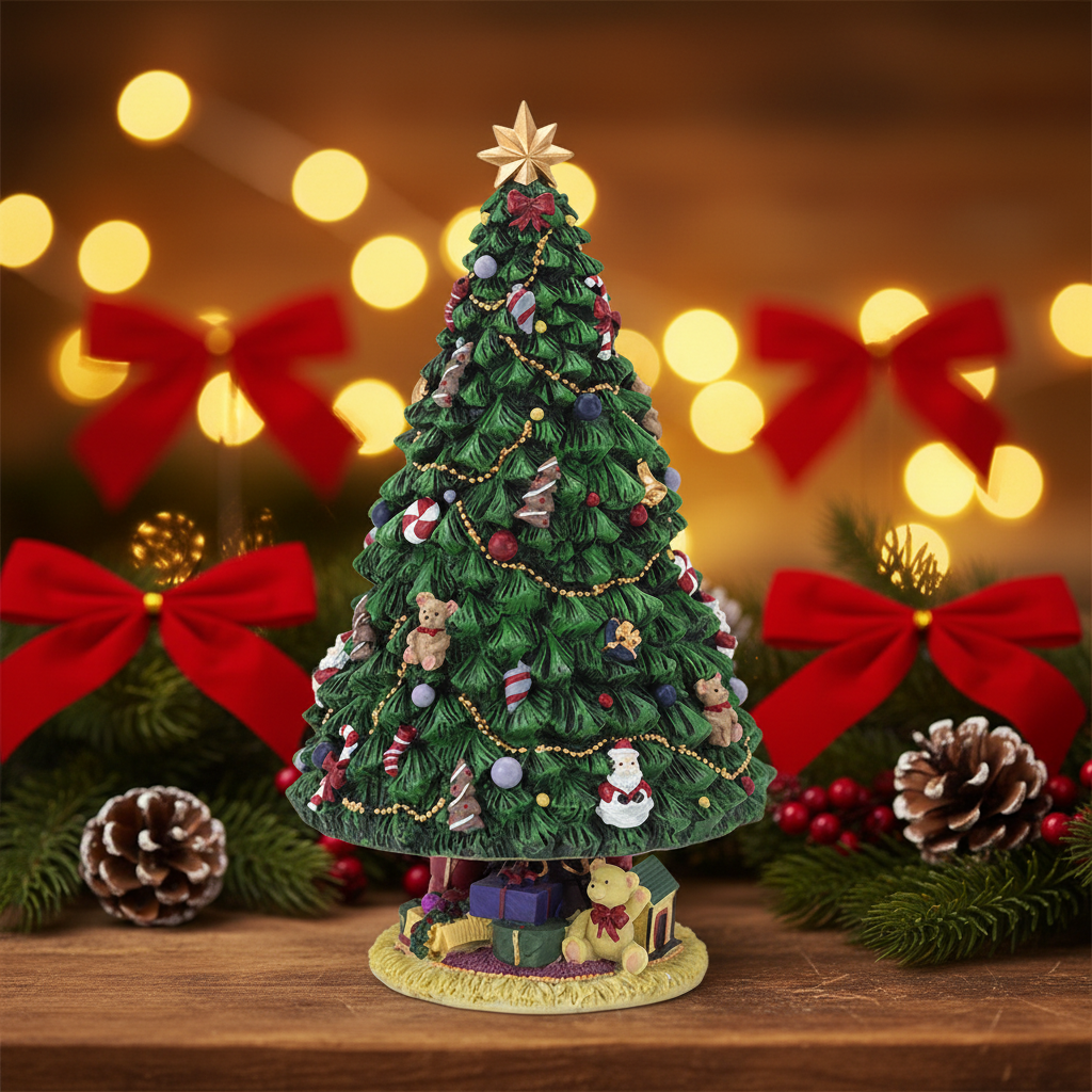 Albero di Natale in contesto natalizio