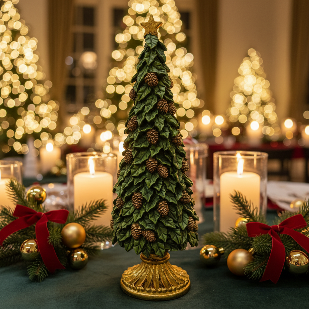 Albero di Natale in resina – singolo