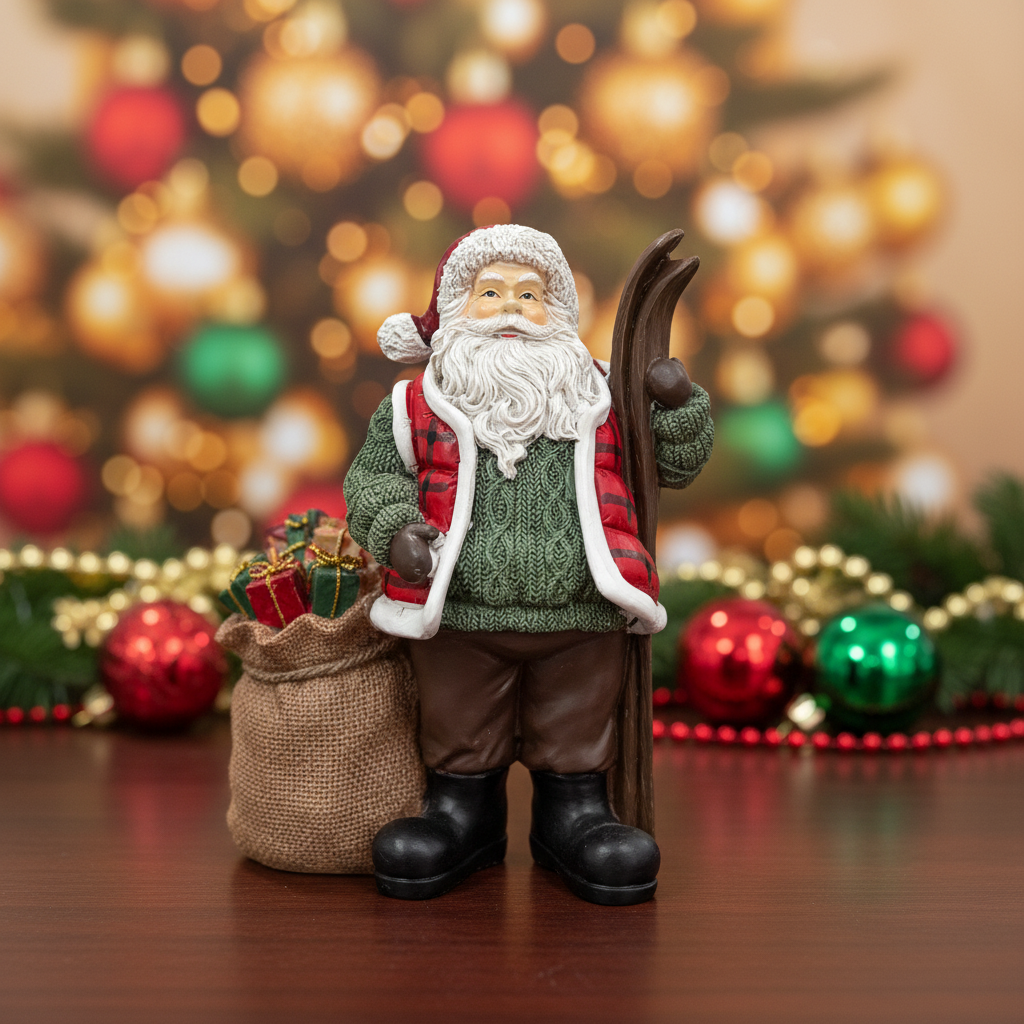 Babbo Natale statuina - vista frontale