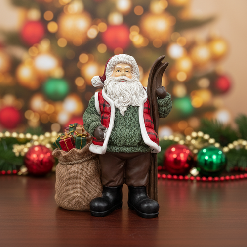 Babbo Natale statuina - vista frontale