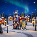 Christmas Village Scene