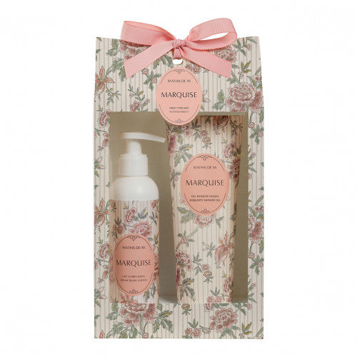 Set gel doccia e latte corpo fragranza Marquise