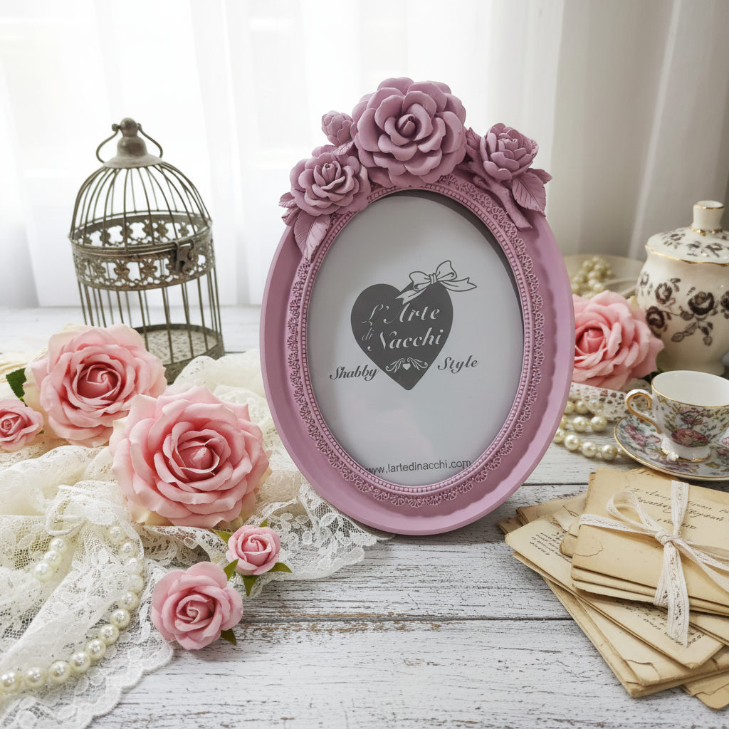 Cornice Rosa Shabby - 1