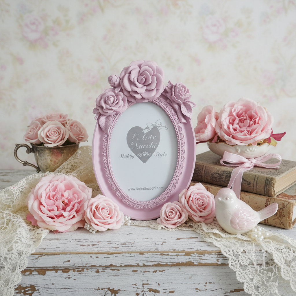 Cornice Rosa Shabby - 3