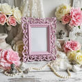 Cornice Rosa Shabby Chic - versione 2