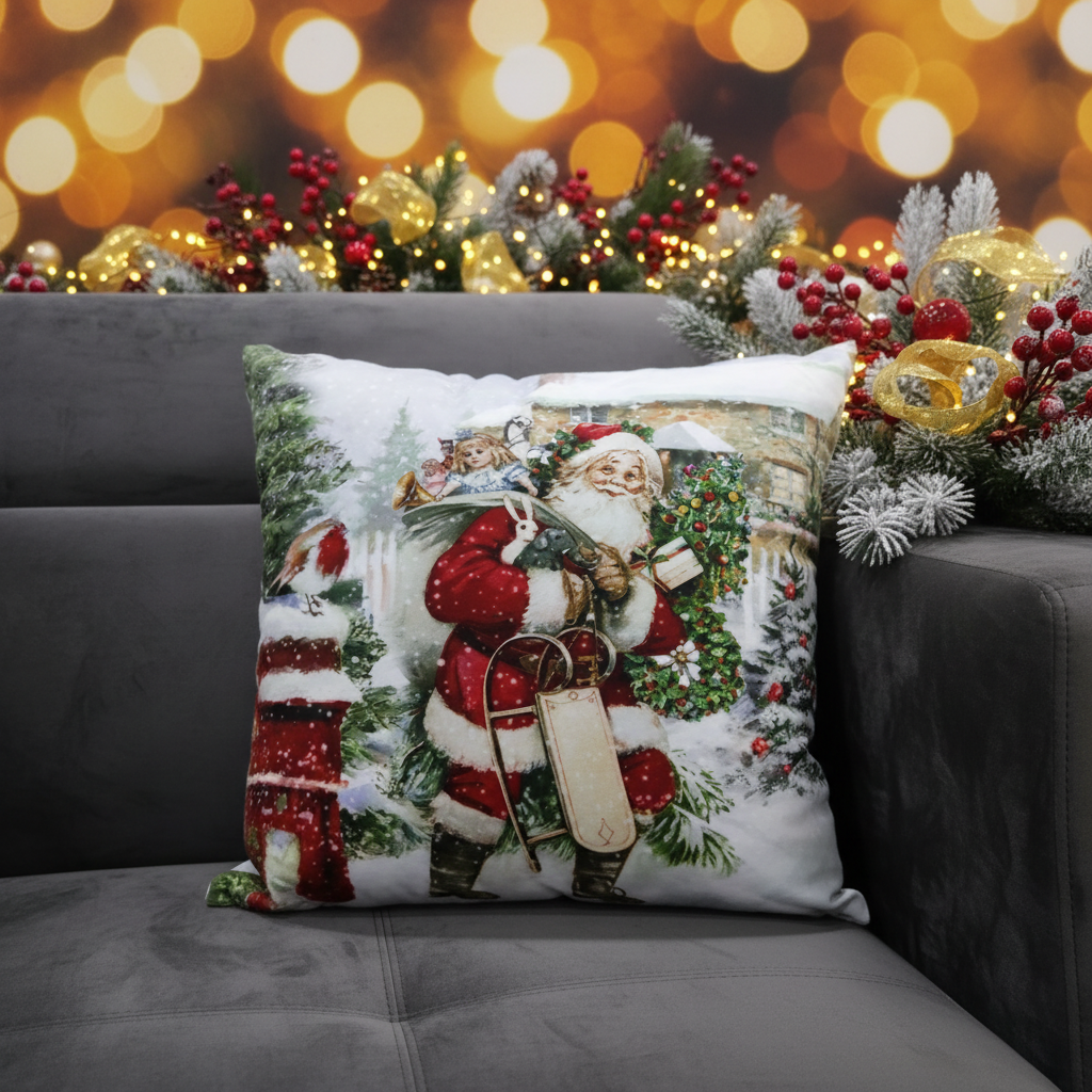 Fodera Cuscino – Babbo Natale 2