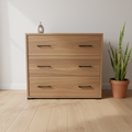 Cassettiera in Noce con 3 Cassetti – Design Moderno