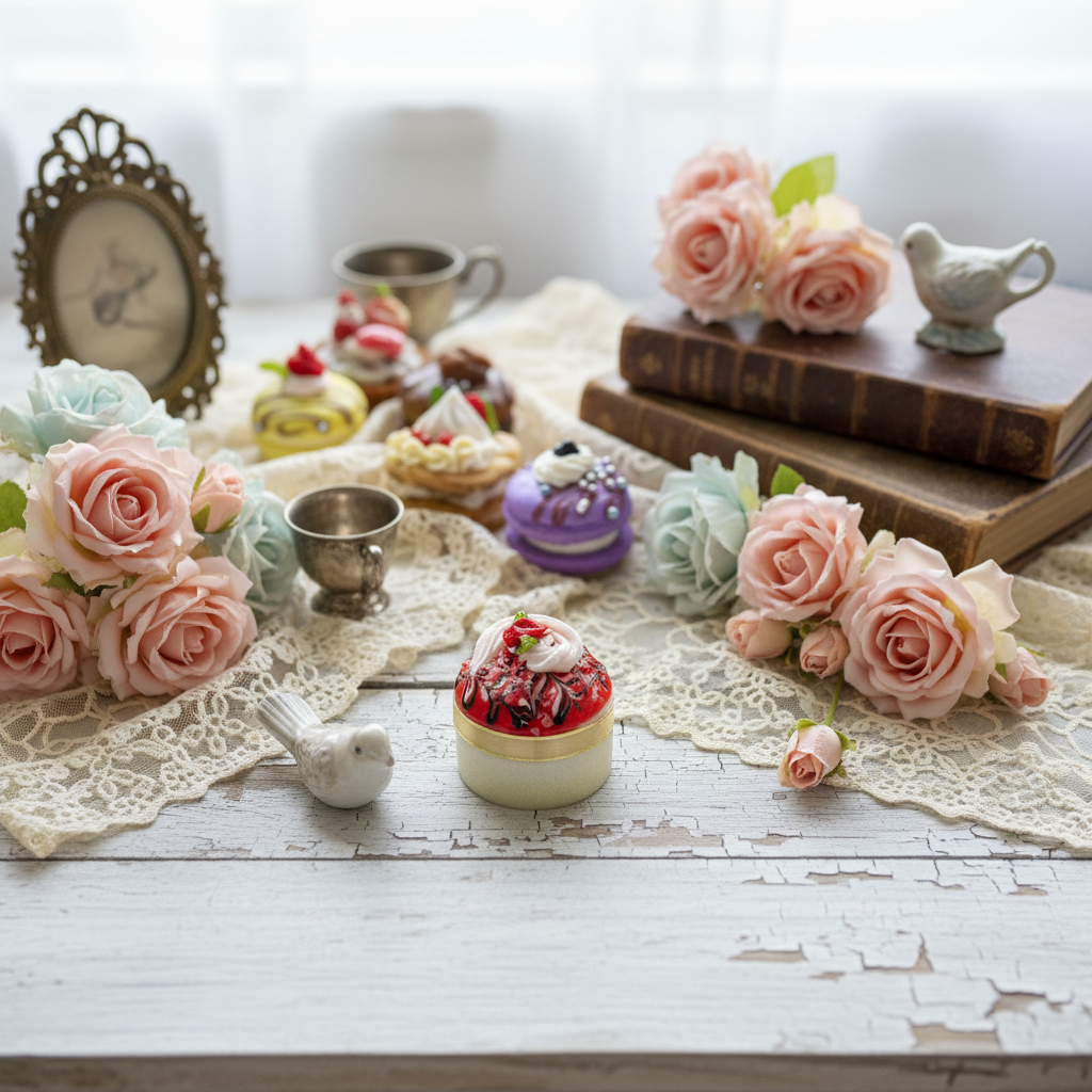 Dolcetto finto decorativo shabby chic 2