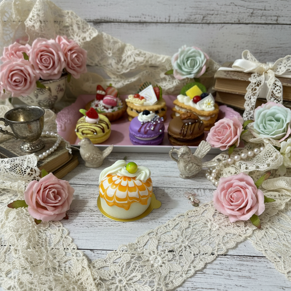 Dolcetto finto decorativo shabby chic 4