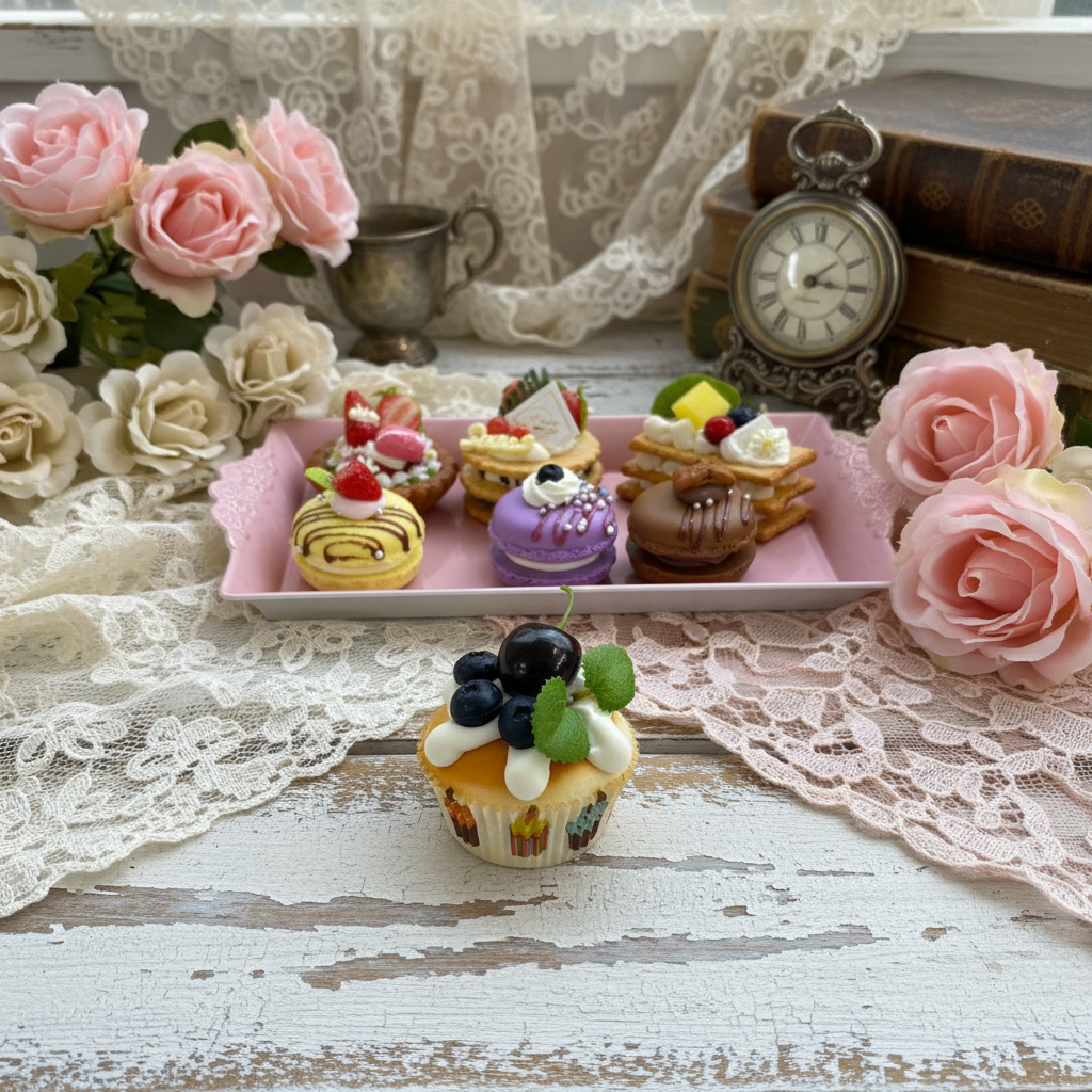 Dolcetto finto decorativo shabby chic 3