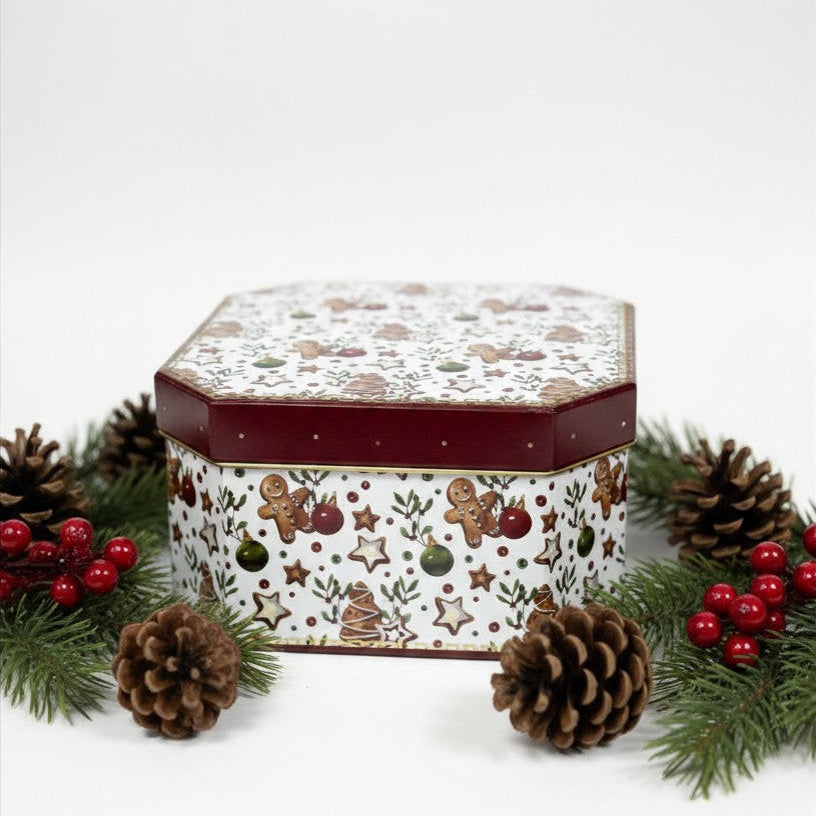 Palline di Natale in Confezione Regalo – Set da 6 con Scatola Decorata
