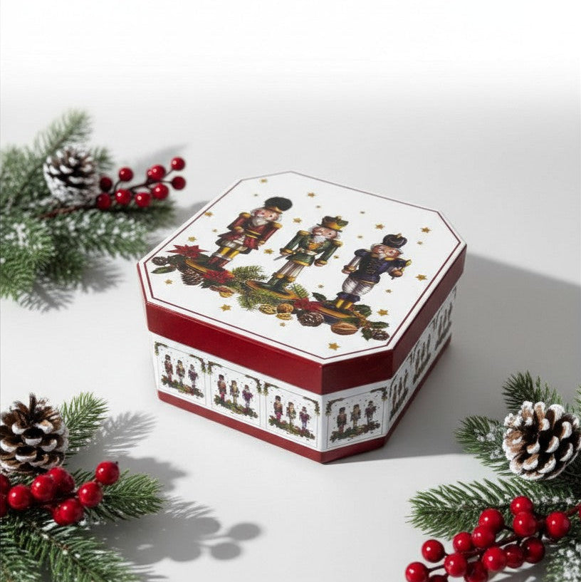 Palline di Natale in Confezione Regalo – Set da 6 con Scatola Decorata