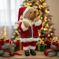 Orsetto Babbo Natale in contesto festivo