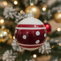 Pallina di Natale in Vetro – Sfondo Natalizio