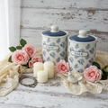 Set 3 barattoli shabby chic