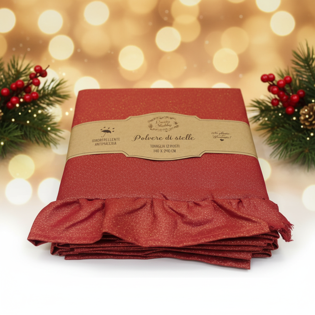 Tovaglia Polvere di Stelle – Rosso