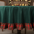 Tovaglia Verde Velluto Balza Tartan