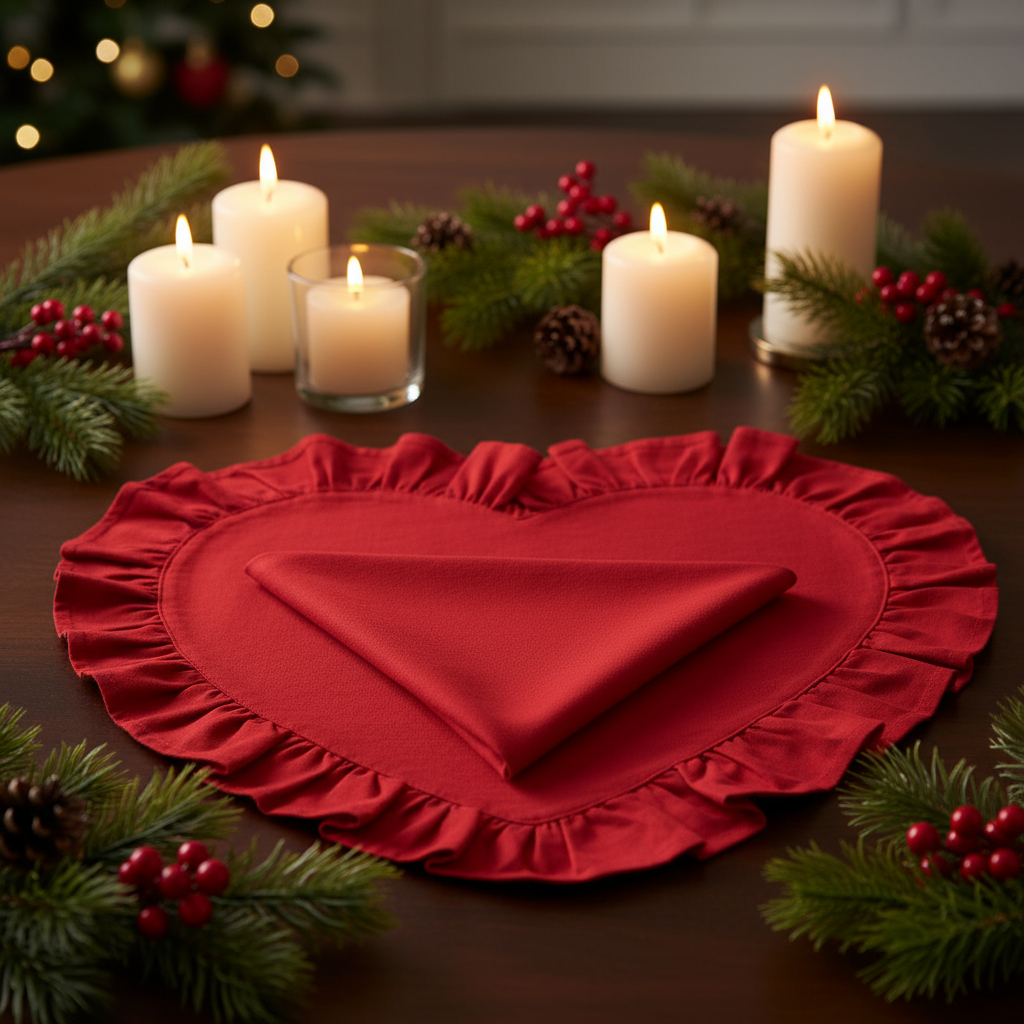 Tovaglietta cuore Rouge