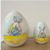 Uovo di Pasqua in Porcellana di Capodimonte dipinto a mano