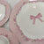 L'arte di nacchi Servizio piatti shabby chic con fiocco 18 pz