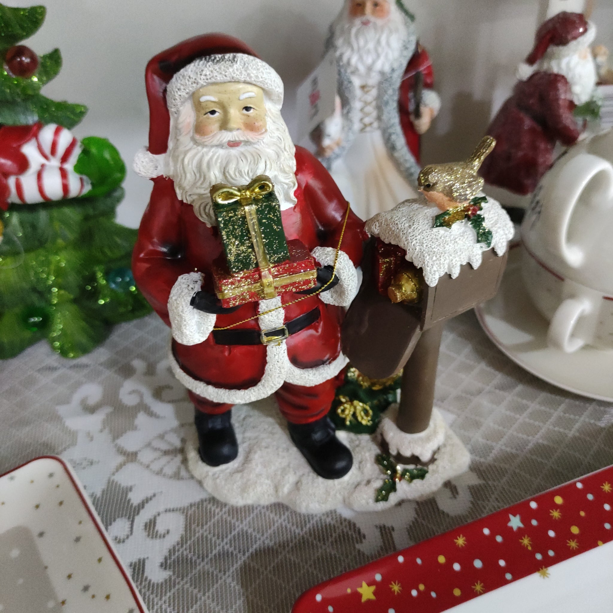 Decorazione natalizia Statuina Babbo Natale