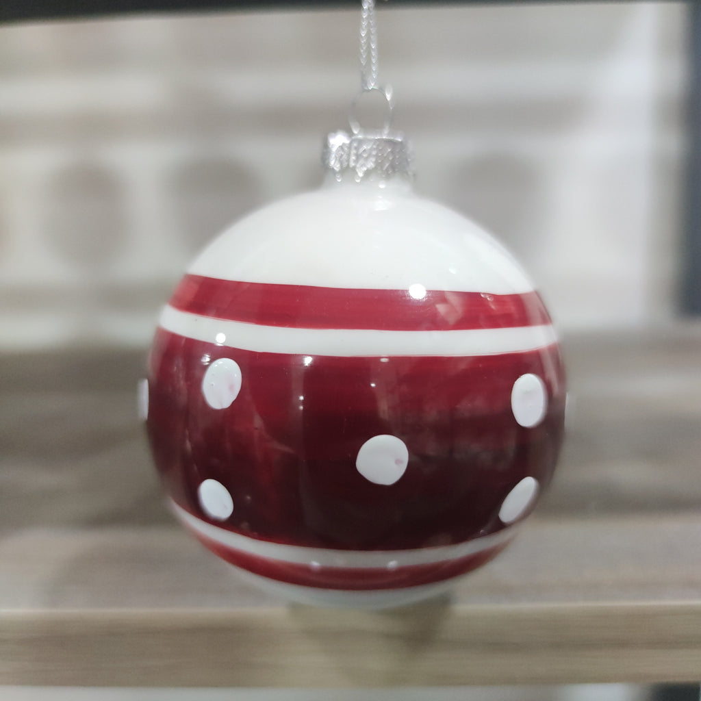 Pallina in vetro per albero di natale
