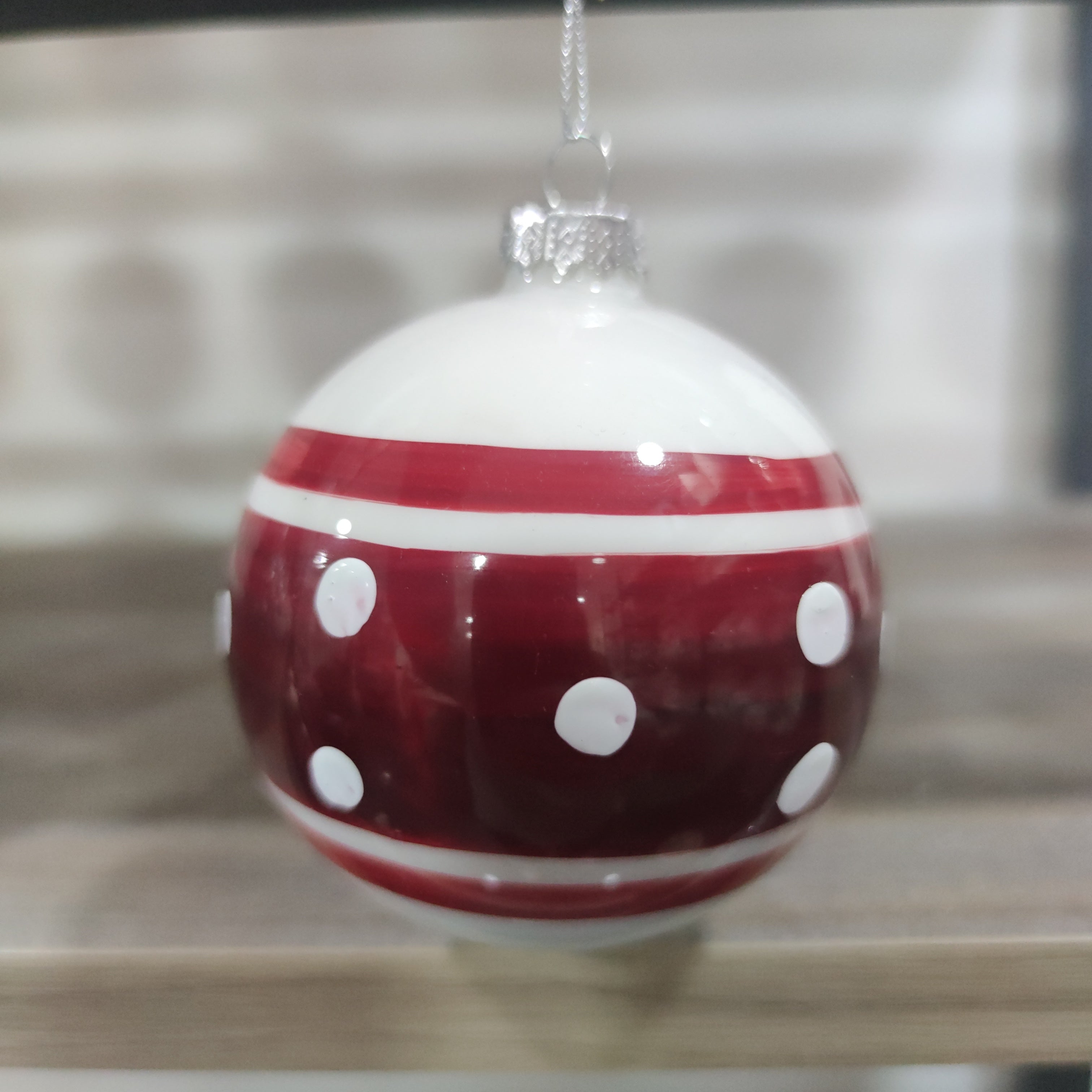 Pallina in vetro per albero di natale