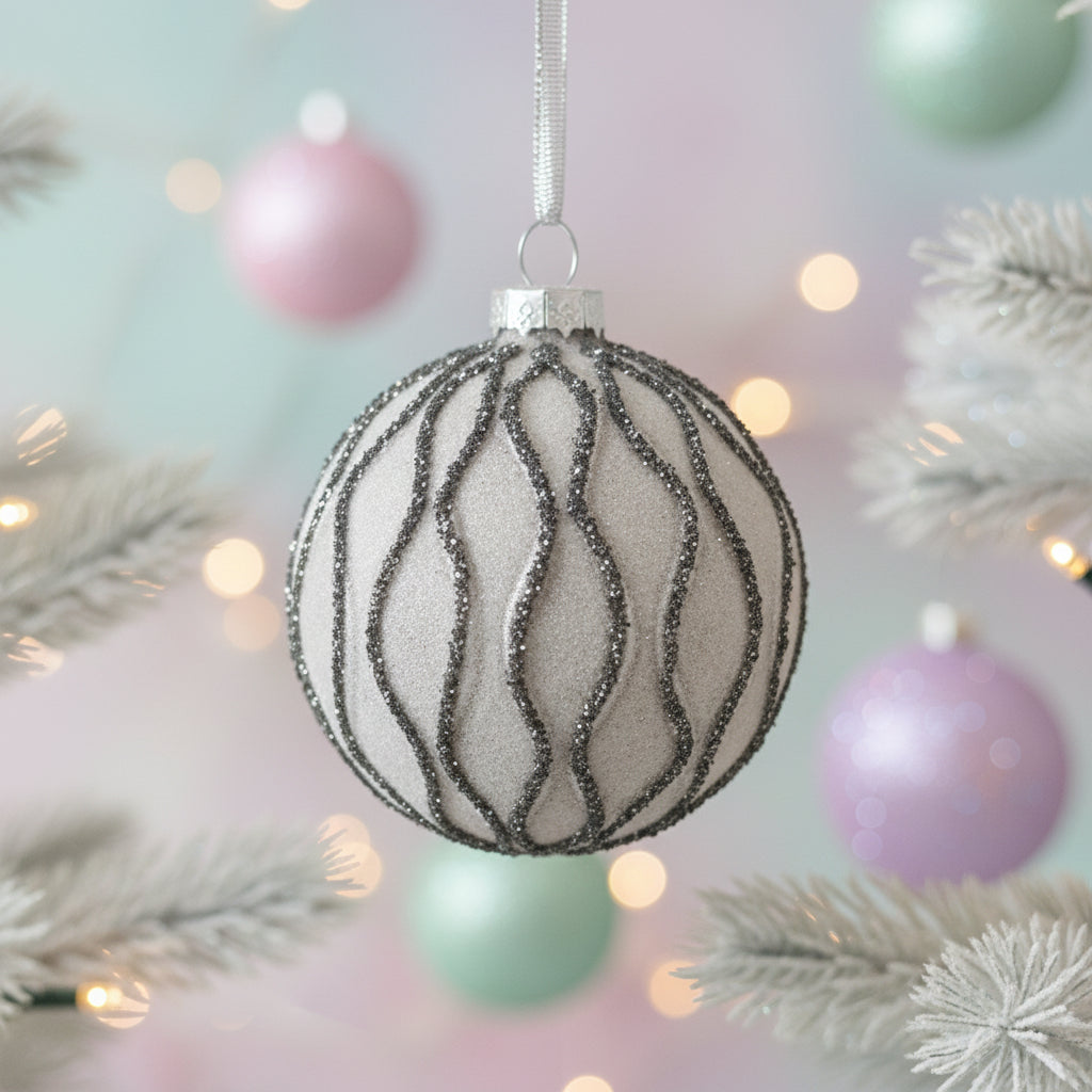Pallina per albero di Natale in vetro