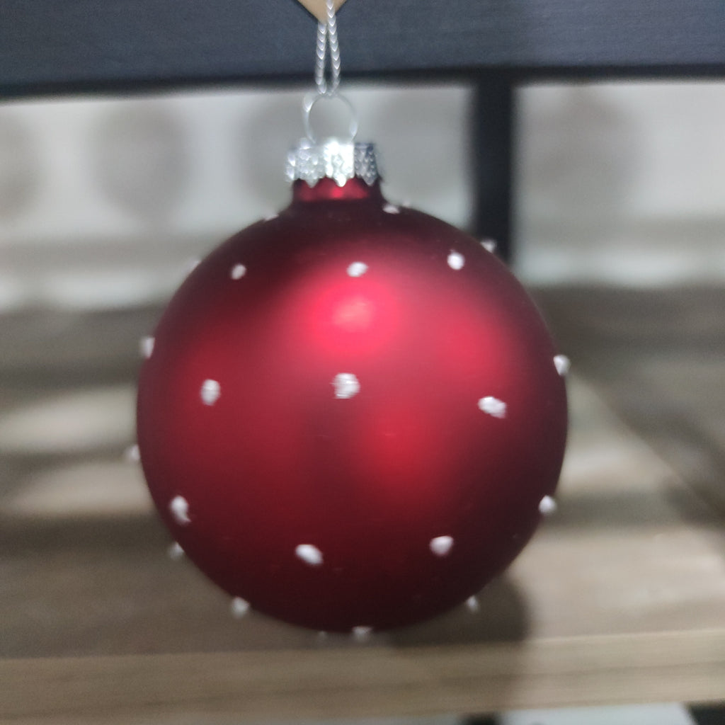 Decorazione per albero di natale in vetro