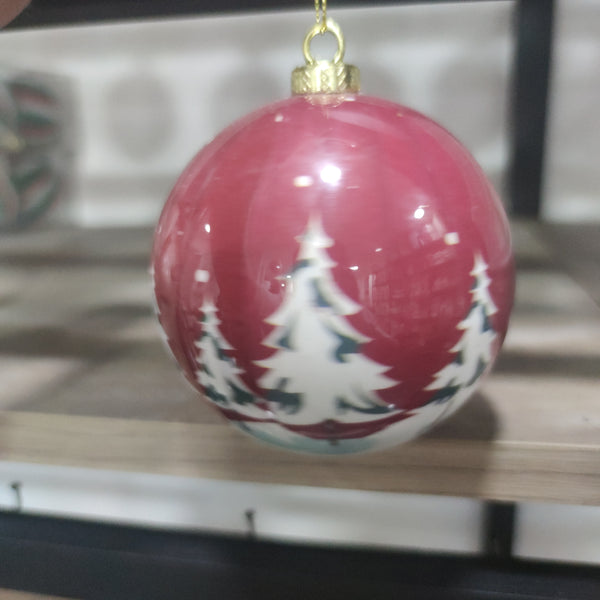 Set 4 palline per albero di Natale
