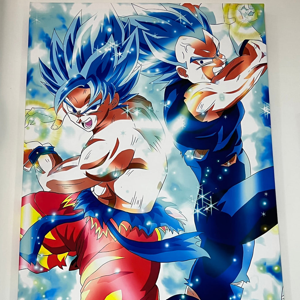 Tela Decorativa Dragon Ball – Goku e Vegeta 94x64 cm
