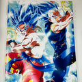 Tela Decorativa Dragon Ball – Goku e Vegeta 94x64 cm