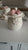 Tris Barattoli con coperchio in ceramica con fiocco